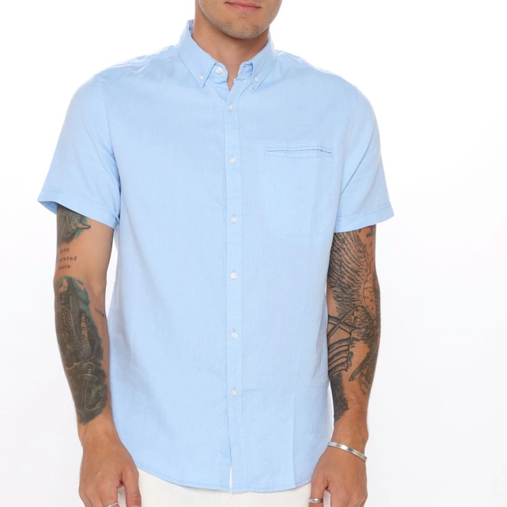 FashionNovaMEN Cold as Ice Shirt Sleeve